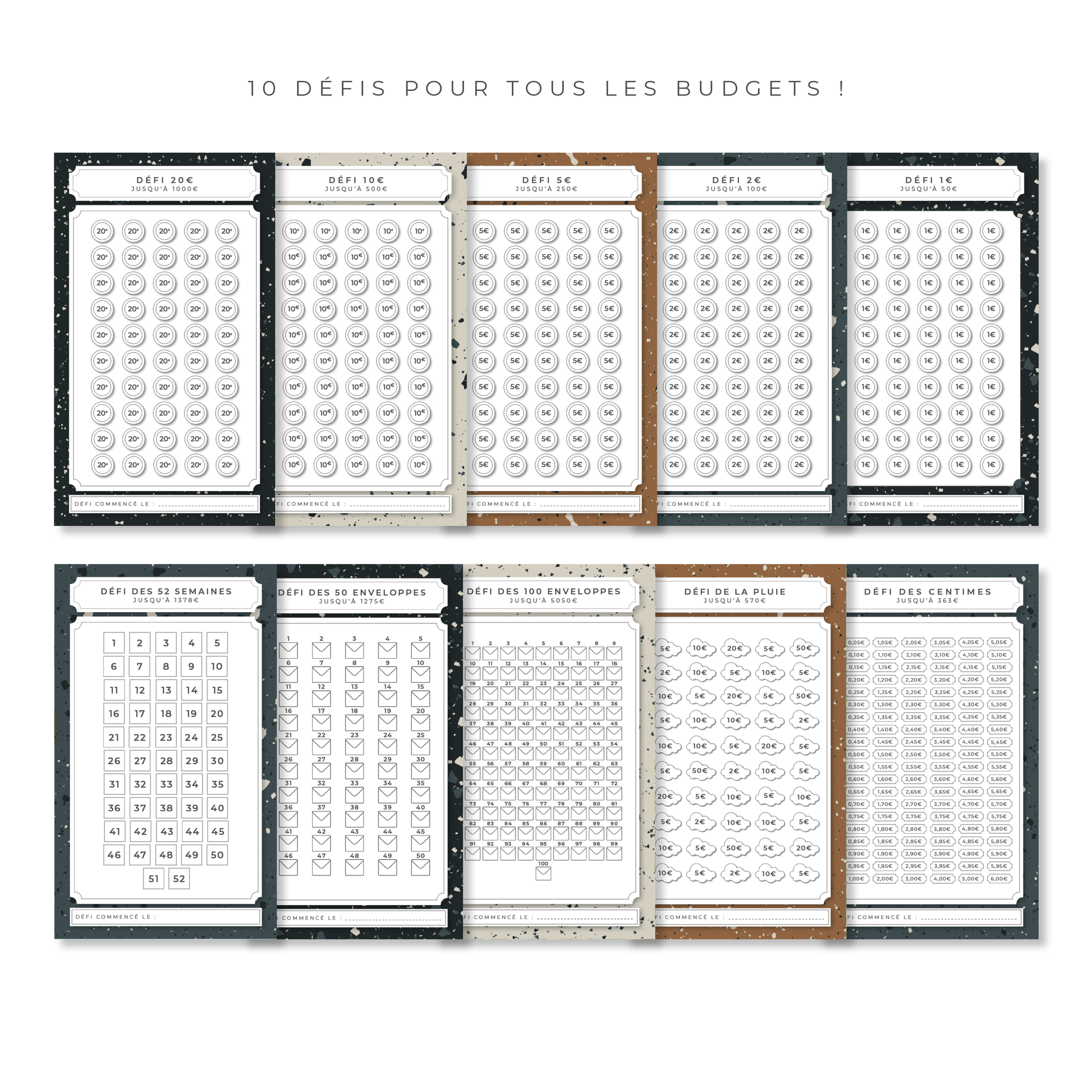 enveloppe budget à imprimer gratuit