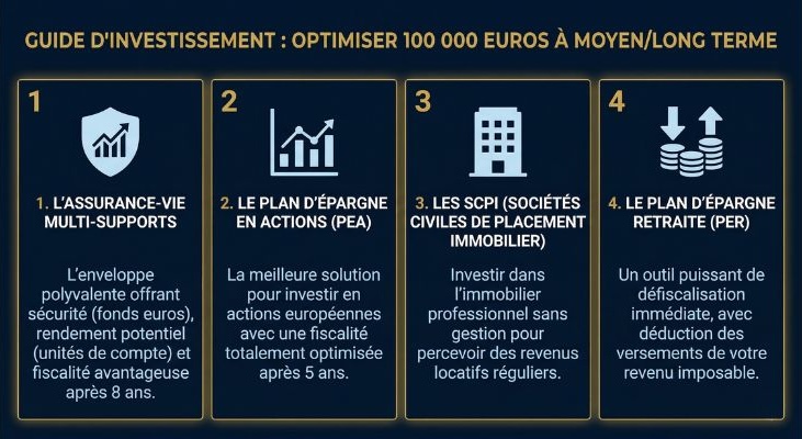 que faire avec 100 000 euros